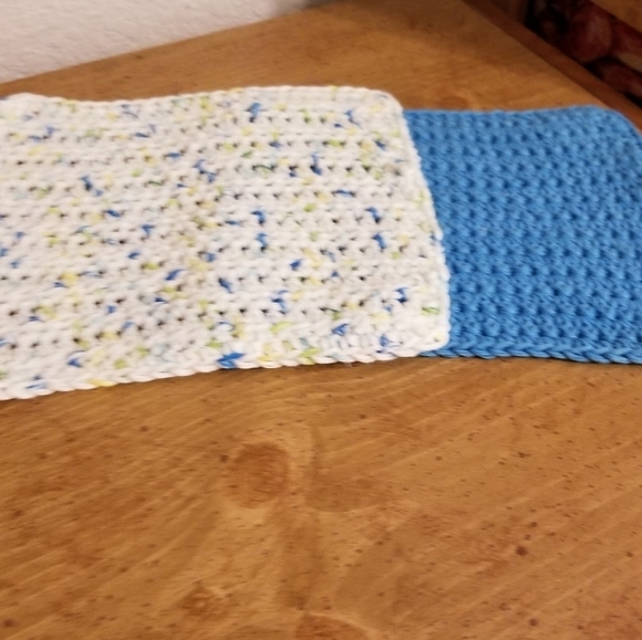 💞2/$20 HAND CRAFTED Crocheted All Purpse 100% Cottn Reusble Bath or Dish Cloths - Picture 2 of 8